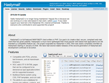 Tablet Screenshot of hastymail.org